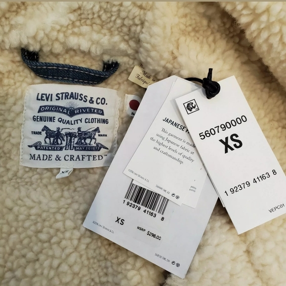 Rare Levi's Made & Crafted Sherpa Trucker Jacket - Picture 5 of 7